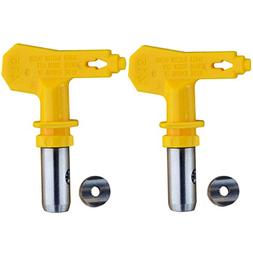 Jewboer 2pcs Reversible Airless Spray Tips for Airless Paint